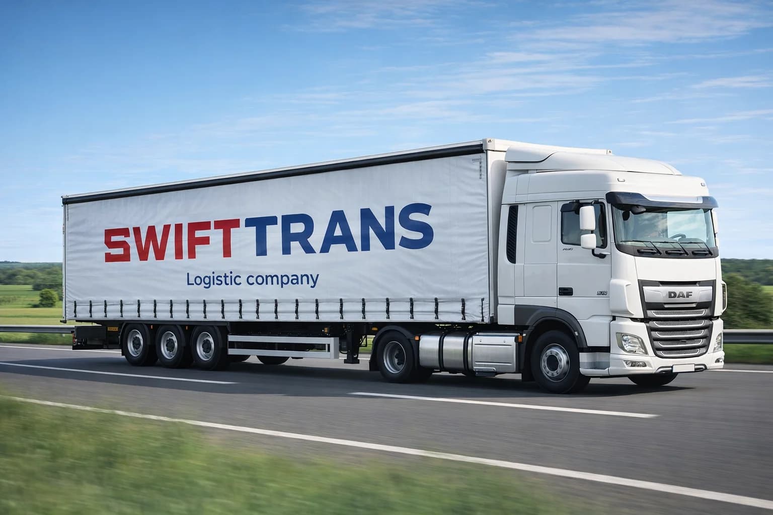 Тентованный полуприцеп